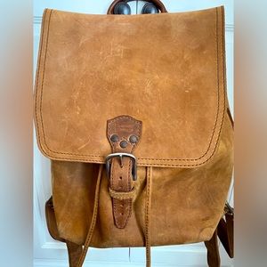 Saddleback Leather Drawstring Backpack